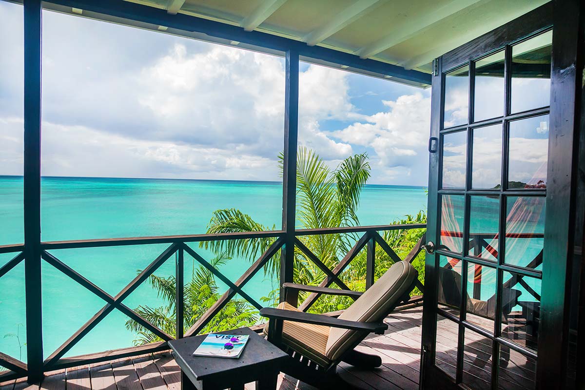 Sunset View Cottage Balcony