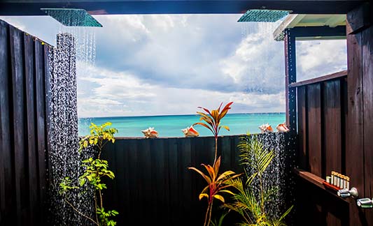 outdoor shower