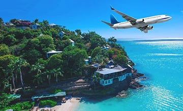 Aerial View of Cocos Hotel