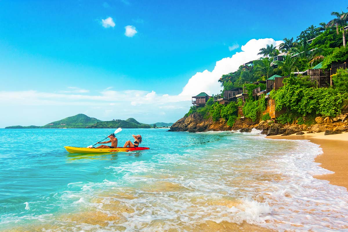 Kayaking on Valley Church Beach