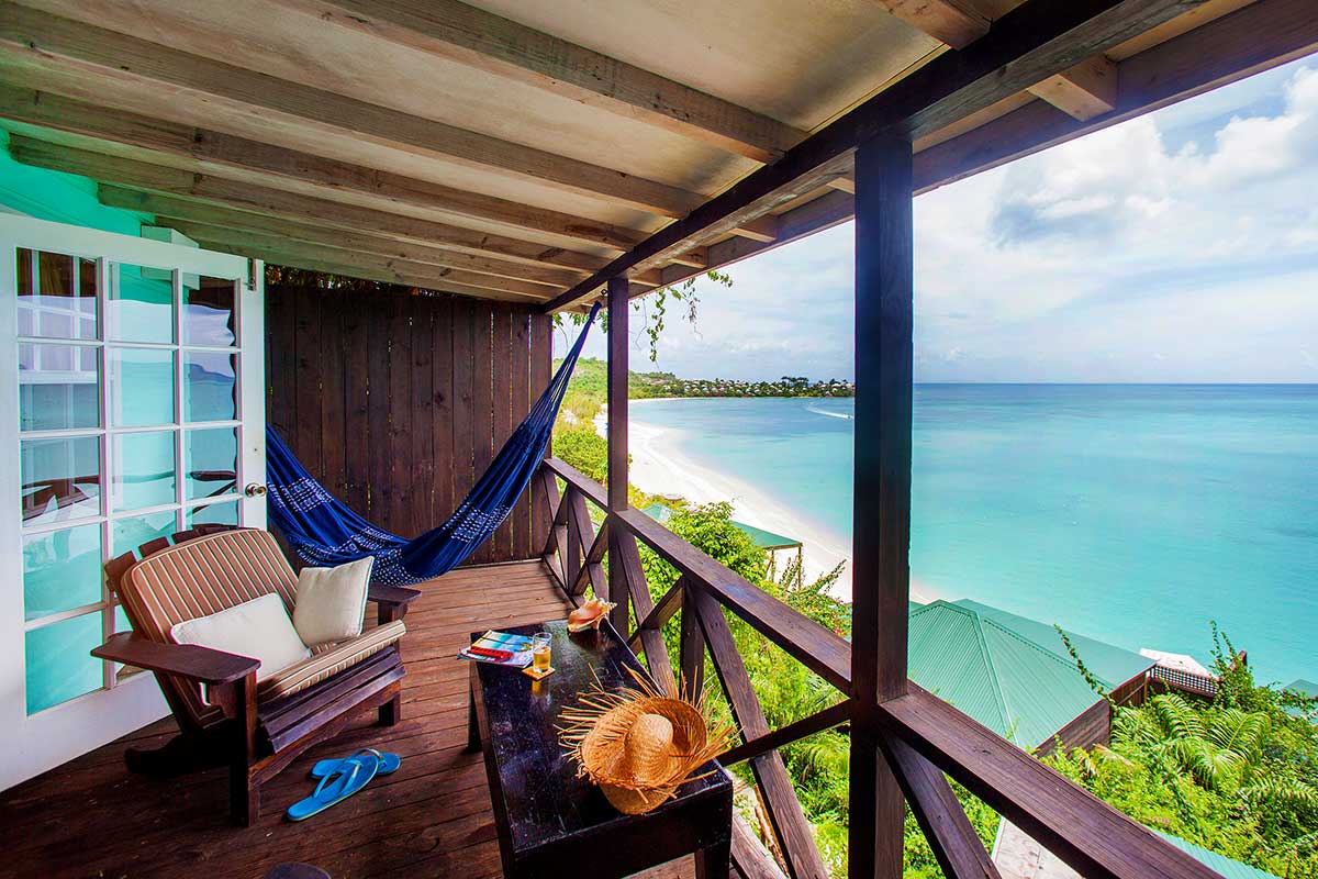 Sunset View Cottage Balcony