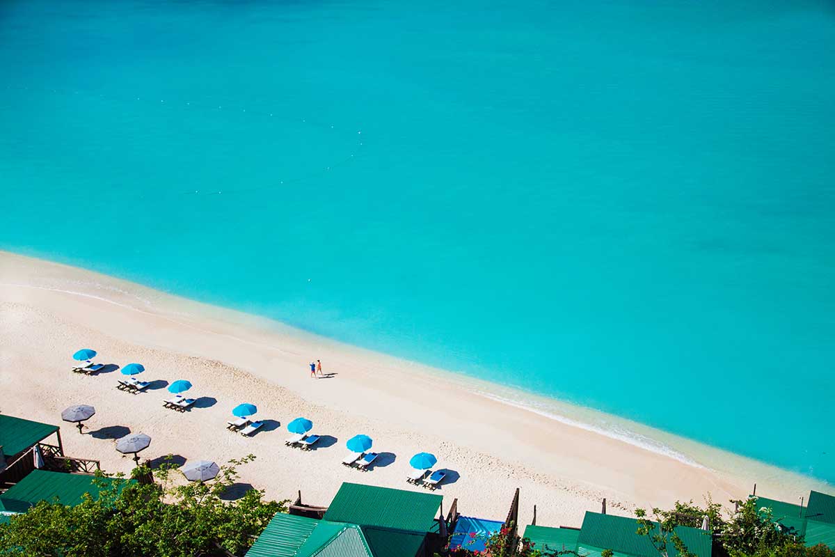 Valley Church Beach Birds Eye View